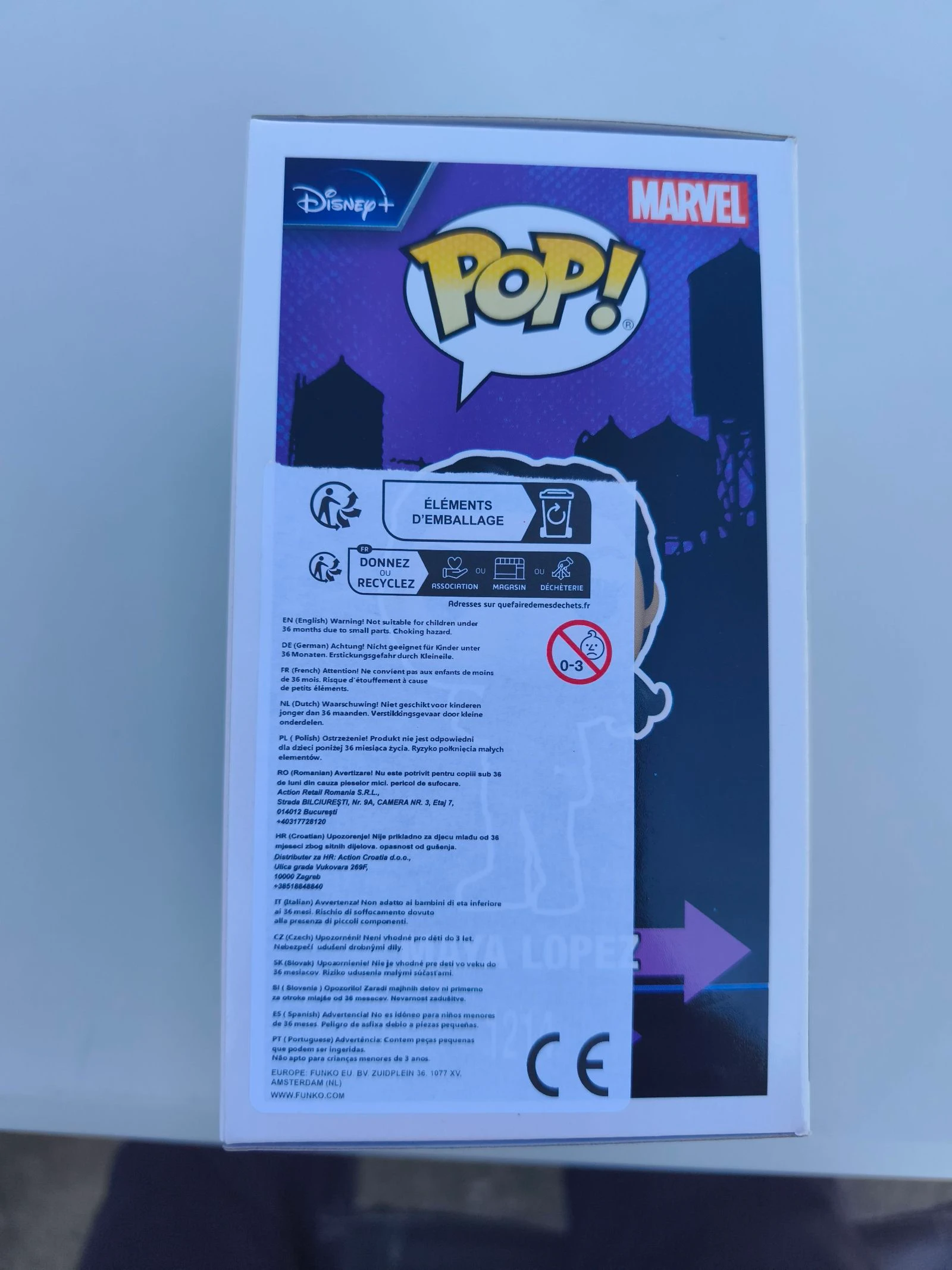 Funko Pop Marvel Hawkeye Maya Lopez (Echo) #1214 – Nova na caixa – Cabeça Balançante – photo 4